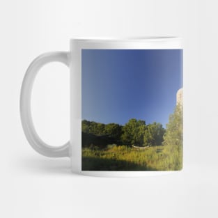 Silo with Tibetan Prayer Flags Mug